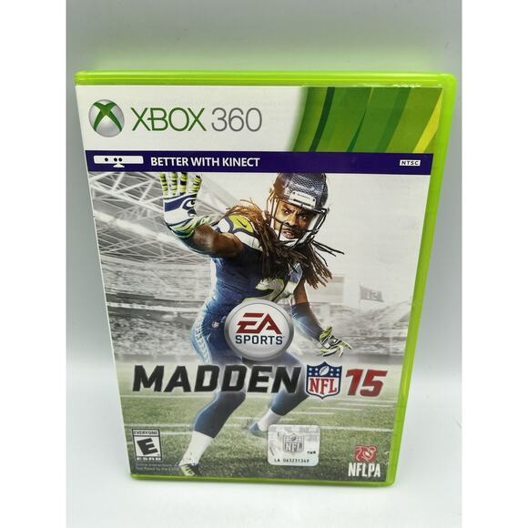 Madden NFL 15 (Microsoft Xbox 360, 2014) W/Insert Tested - Picture 1 of 5